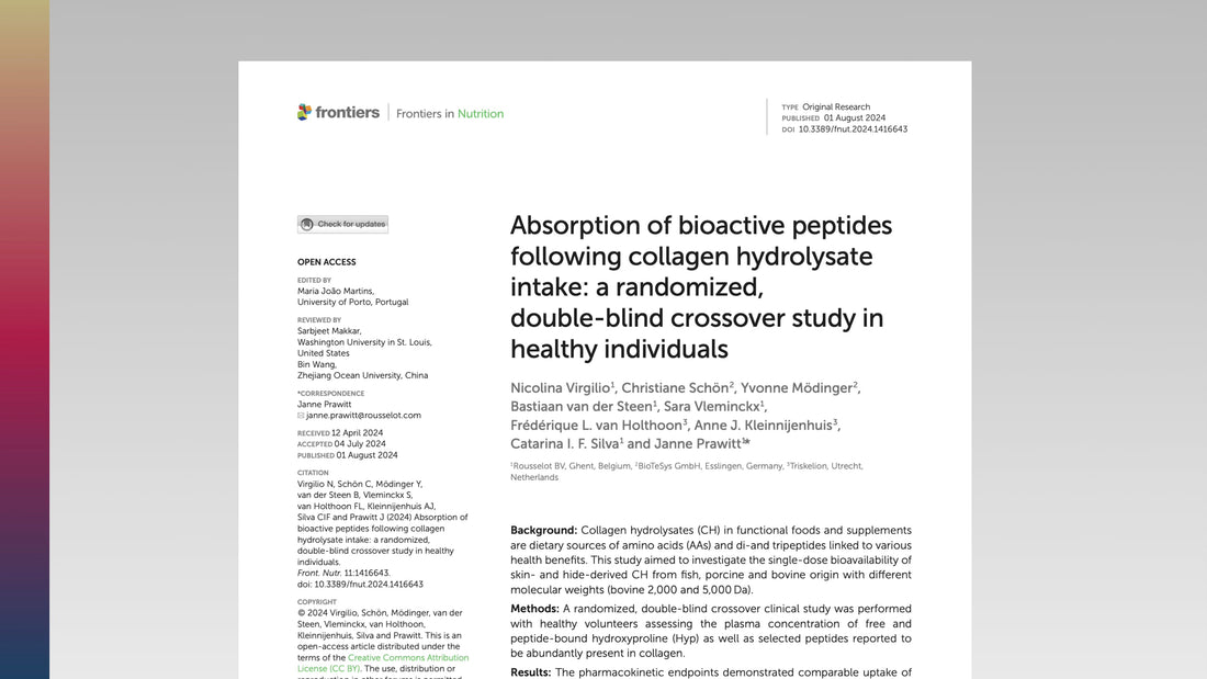 Do Collagen Peptides Survive Digestion? Human Research Says Yes!