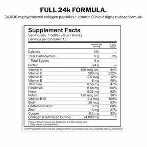 Magic You 24K Ultimate ingredient and formula fact sheet