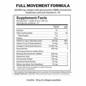 Magic You ten+move ingredient and formula fact sheet